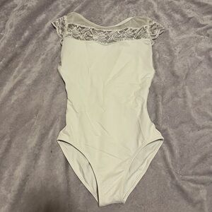 Elegant White Lace Bodysuit